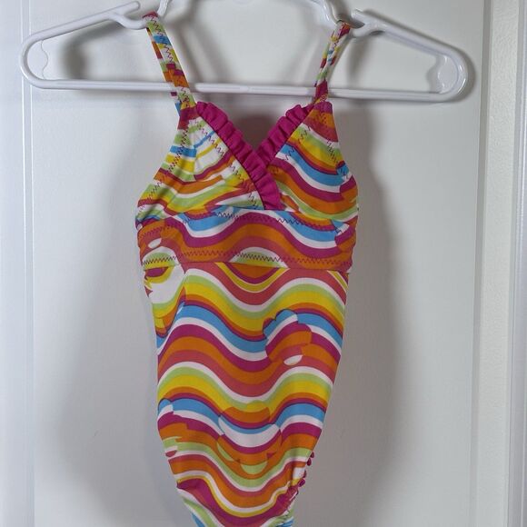 3 Baby Girl Swimsuits Bathing Suits - Infant Size 6-9 Months - Picture 13 of 15